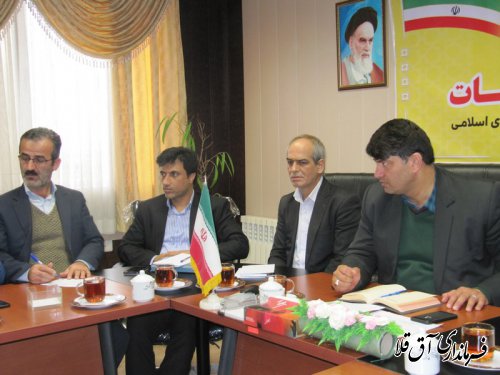سومین جلسه شورای فرهنگ عمومی شهرستان آق قلا در سال جاری برگزار شد
