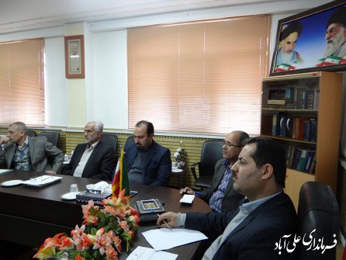 جلسه کارگروه گندم، آرد و نان شهرستان علی آبادکتول برگزار شد