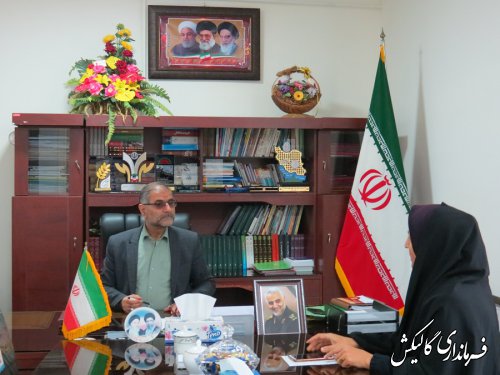 فرماندار گالیکش با برخی شهروندان شهرستان بصورت چهره به چهره دیدار کرد