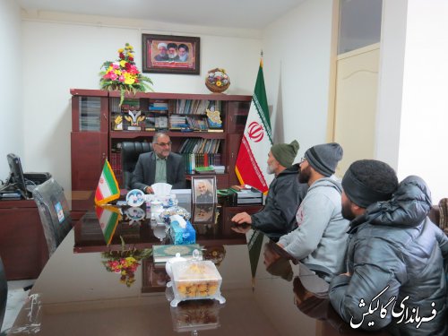 فرماندار گالیکش با برخی شهروندان شهرستان بصورت چهره به چهره دیدار کرد