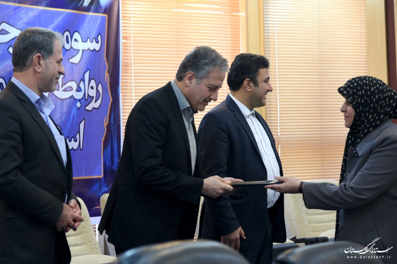 اختتامیه سومین جشنواره روابط عمومی های برتر استان گلستان برگزار شد