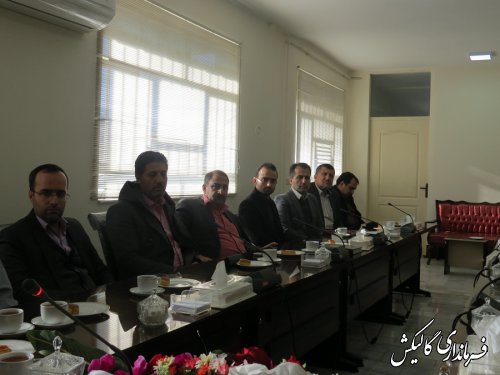 معاونان سیاسی و عمرانی فرماندار گالیکش معارفه شدند