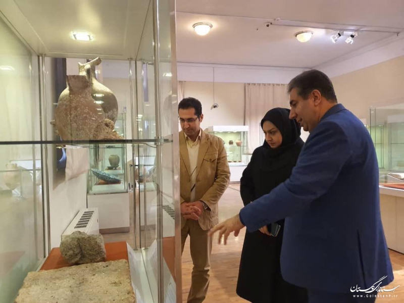 نمایش 5 شیء دیوار تاریخی گرگان در نمایشگاهی در موزه ملی ایران