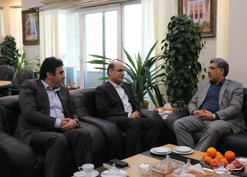 دیدار معاون وزیر امور اقتصادی و دارایی با استاندار گلستان