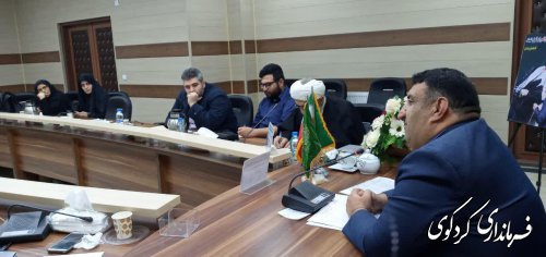 نشست خبری با خبرنگاران مستقر در ستاد گرامیداشت دهه فجر استان گلستان