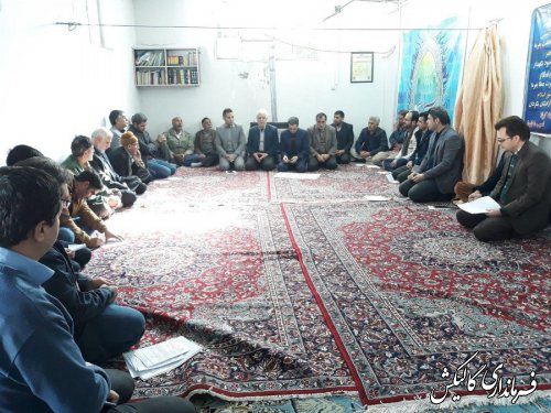 جلسه تعیین وضعیت تعهد اشتغال دریافت‌کنندگان تسهیلات اشتغال روستایی گالیکش برگزار شد