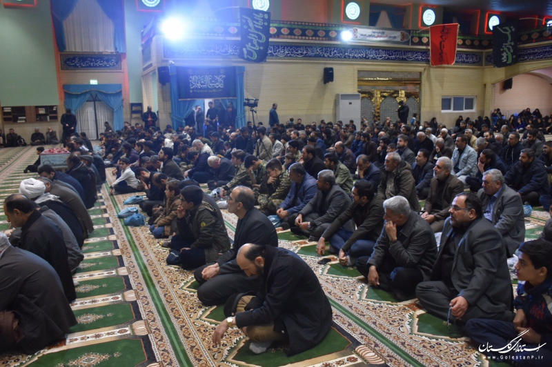 حضور استاندار گلستان در مراسم وداع با پیکر شهید گمنام دفاع مقدس