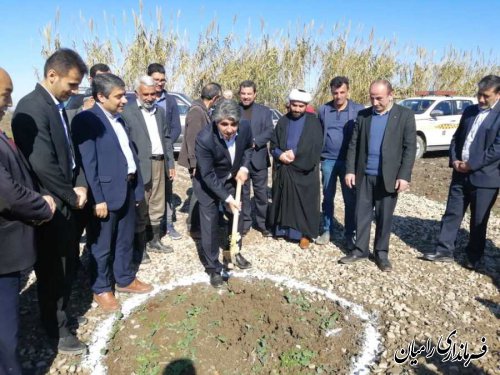 افتتاح شبکه توزیع و نصب انشعابات روستای سعدآباد فندرسک