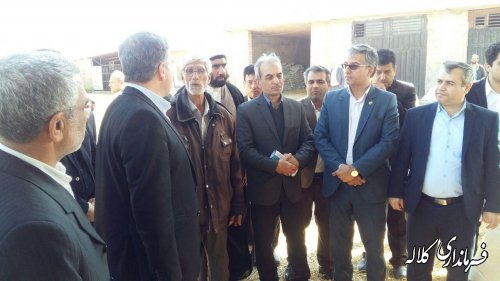 گاوداری ۵۰ راسی در روستای صوفی شیخ انصاری کلاله به بهره برداری رسید