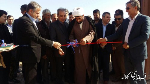 گاوداری ۵۰ راسی در روستای صوفی شیخ انصاری کلاله به بهره برداری رسید