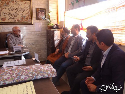 دیدار فرماندار با پیشسکوتان انقلاب اسلامی شهرستان علی آبادکتول