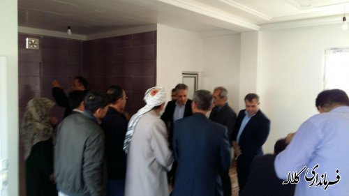 یک واحد  منزل مسکونی روستایی سیل زده در روستای یکه قوز کلاله افتتاح شد
