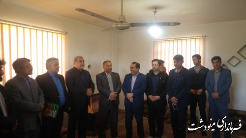 افتتاح متمرکز 98 واحد احداثی آسیب دیده از سیل و رانش زمین در روستای قلمی توسط فرماندار