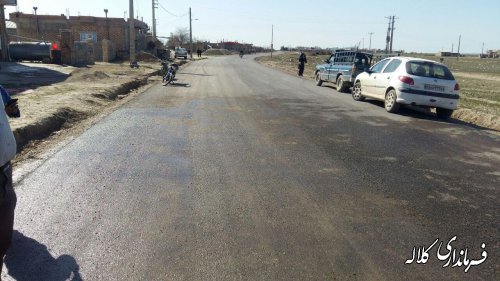 زیرسازی و آسفالت 3 روستای بخش مرکزی کلاله با اعتباری بالغ بر ۶ میلیارد ریال به بهره برداری رسید