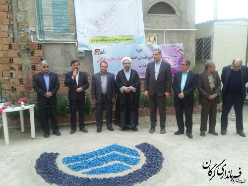 آغاز عملیات اجرایی پروژه جمع آوری فاضلاب مسکن مهرکارکنان دولت و شهرک مهرگان