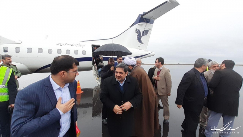 رييس سازمان برنامه و بودجه وارد گرگان شد