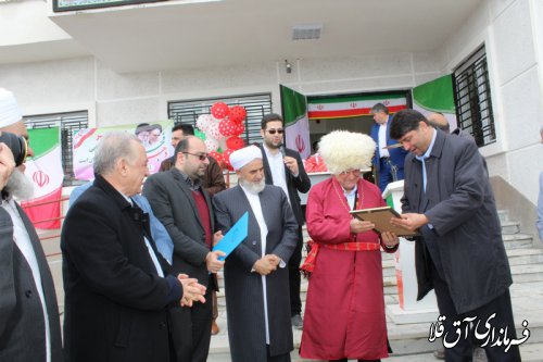 دبستان 3 کلاسه "مهر مادر" روستای سیدلر شهرستان آق قلا افتتاح شد