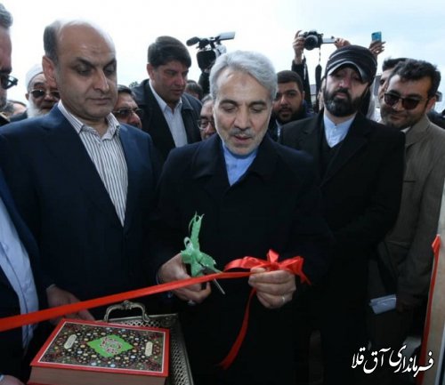 3000 مین واحد مسکونی احداثی مناطق سیل زده استان در شهرستان آق قلا افتتاح شد