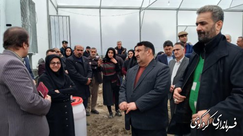 آئین بهره برداری از پروژه های عمرانی و اقتصادی و اشتغالزایی شهرستان کردکوی برگزارشد