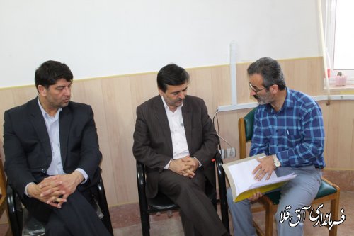 فرماندار شهرستان گرگان از ستاد انتخابات شهرستان آق قلا بازدید کرد