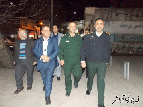 بازدید فرماندار آزادشهر و هیاتهای نظارت و بازرسی از ستاد تبلیغاتی کاندیداها