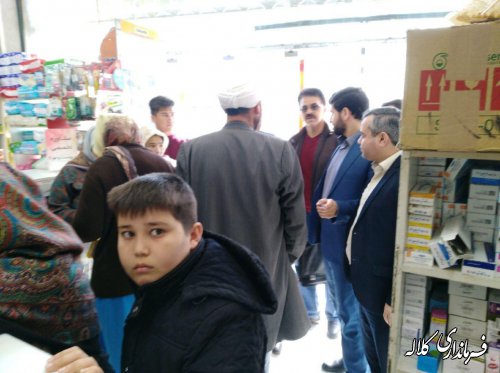 بازدید مشترک از داروخانه های سطح شهر کلاله