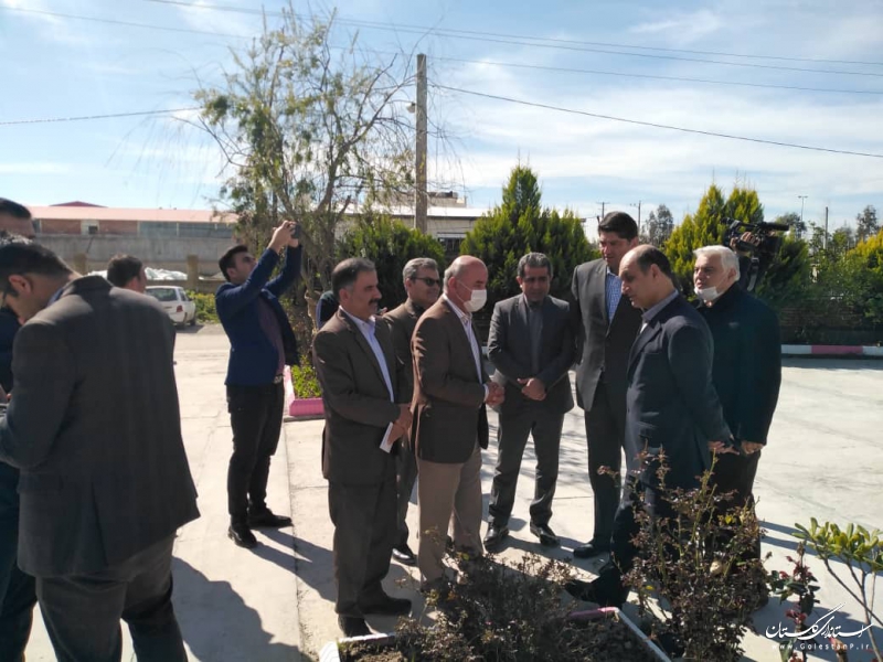 بازدید استاندار گلستان از واحدهای تولیدی موادضدعفونی کننده و ماسک بهداشتی