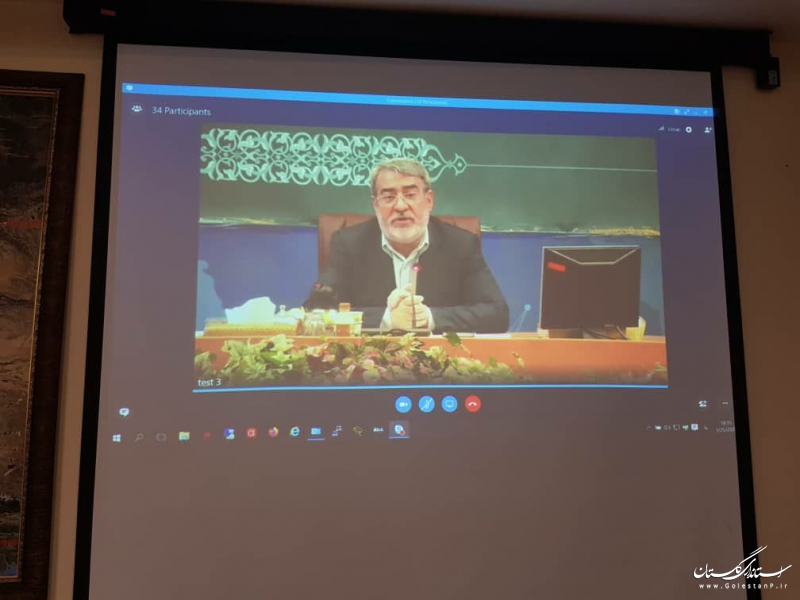 بررسی آمادگی های استان ها برای اجرای طرح فاصله گذاری اجتماعی در نشست ویدئو کنفرانس وزیر کشور با استانداران سراسر کشور /دکتر رحمانی فضلی: مرکز ثقل و قدرت واقعی اجرای طرح مردم هستند