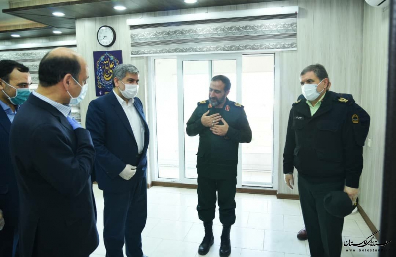 دیدار استاندار با فرمانده سپاه نینوای گلستان به مناسبت روز پاسدار 