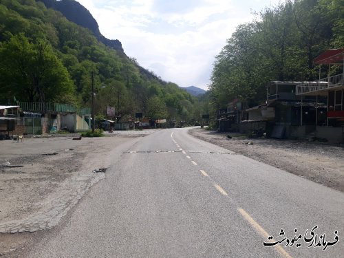 بازدید فرماندار از ایستگاه های اجرای طرح فاصله‌گذاری اجتماعی