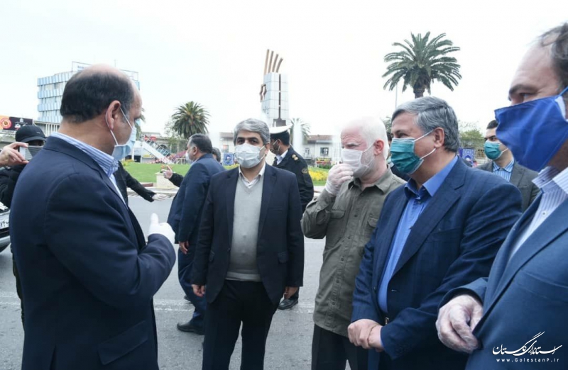 با حضور استاندار گلستان ؛ دهمین مرحله توزیع اقلام بهداشتی در شهر گرگان انجام شد