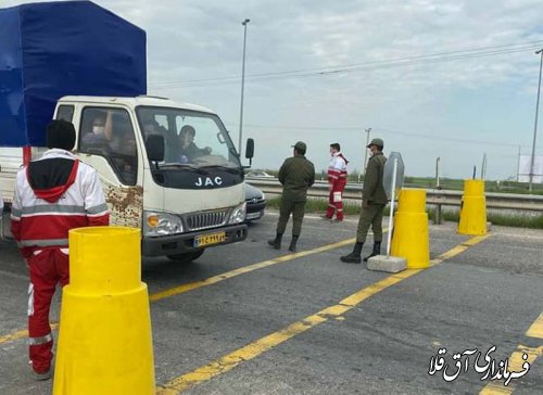 دست فروشان شهرستان آق قلا جمع آوری شدند