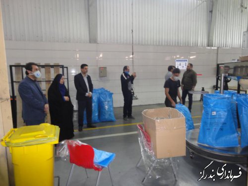 فرماندار بندرگز از واحد تولیدی یاس پلاست کوشا بازدید کرد