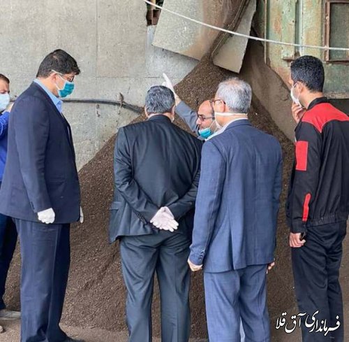 بازدید معاون هماهنگی امور عمرانی استانداری گلستان از کارخانه کمپوست و سایت پسماند