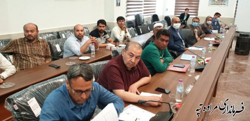 جلسه گارگروه رفع موانع تولید در شهرستان مراوه تپه برگزار شد