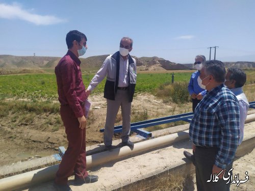 بازدید میدانی فرماندار کلاله از بازسازی و مرمت پل های سطح شهرستان