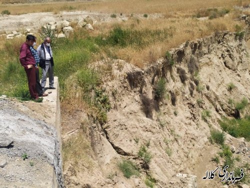 بازدید میدانی فرماندار کلاله از بازسازی و مرمت پل های سطح شهرستان