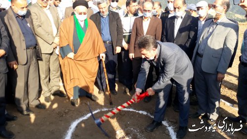 کلنگ جابه جایی روستای جنگلده بالا شهرستان مینودشت به زمین زده شد