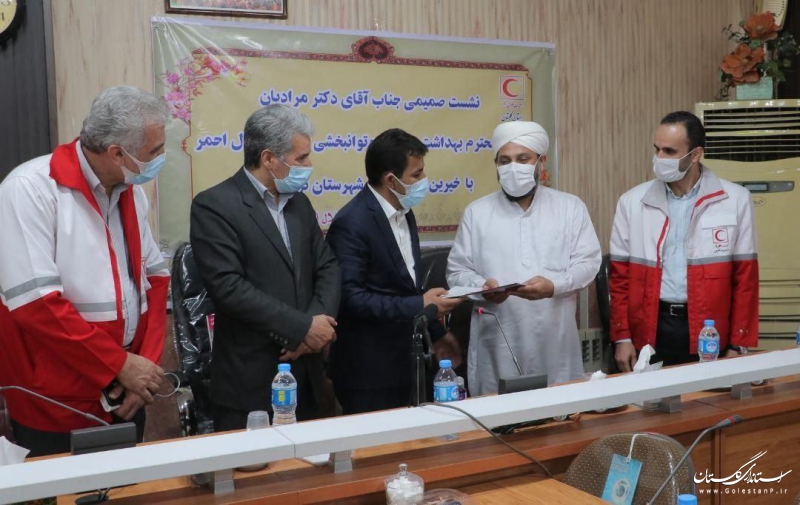 بازدید یکروزه معاون بهداشت، درمان و توانبخشی جمعیت هلال احمر از هلال احمر گلستان