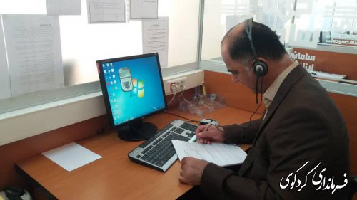 فرماندار کردکوی باتفاق شهردار این شهر و مدیرکل انتقال خون استان در مرکز سامد حضور یافت