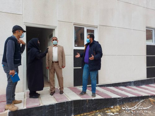 بازدید مدیرکل امور اتباع و مهاجرین خارجی از دو پروژه در حال تکمیل این اداره کل