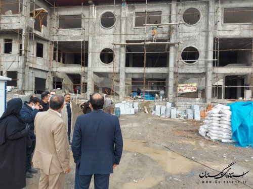 بازدید مدیرکل امور اتباع و مهاجرین خارجی از دو پروژه در حال تکمیل این اداره کل
