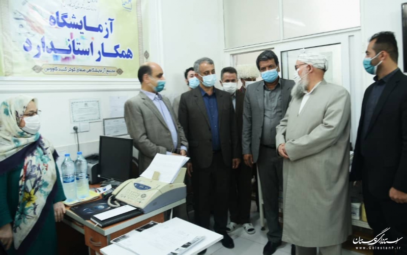بازدید استاندار گلستان از آزمایشگاه همکار استاندارد صفای کوثر در شهرستان گنبد کاووس