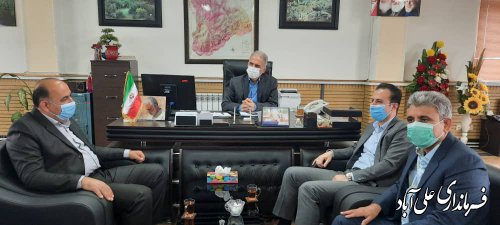 دیدار نوروزی نماینده و مسئولین شهرستان علی آباد کتول با فرماندار
