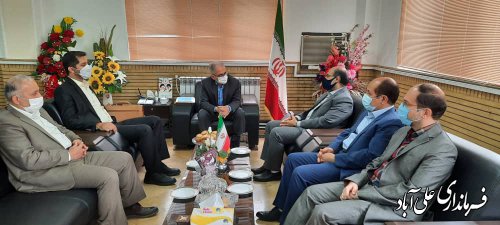 دیدار نوروزی نماینده و مسئولین شهرستان علی آباد کتول با فرماندار
