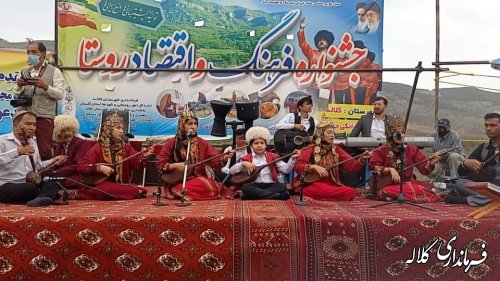 جشنواره فرهنگ و اقتصاد روستا در روستاهای بخش مرکزی و پیشکمر کلاله برگزار شد