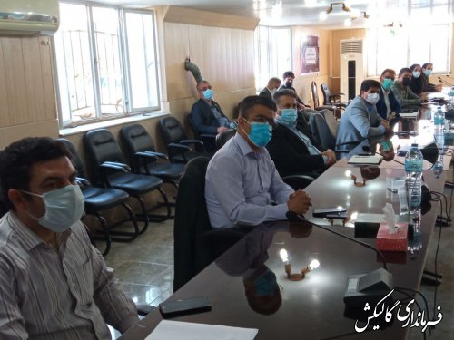 جلسه کمیته پشتیبانی ستاد انتخابات شهرستان گالیکش برگزار شد