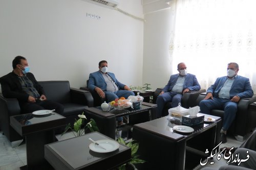 دیدار و دلجویی نماینده مردم شرق گلستان در مجلس و هیات همراه از فرماندار گالیکش
