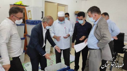 صندوقهای اخذ رای انتخابات شهرستان گمیشان آماده سازی شد