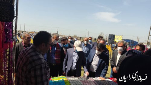 برپایی نمایشگاه فرهنگ و سنن شهرستان رامیان